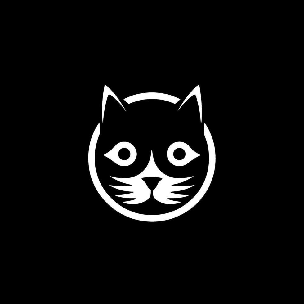 Cat, Minimalist and Simple Silhouette - illustration vector