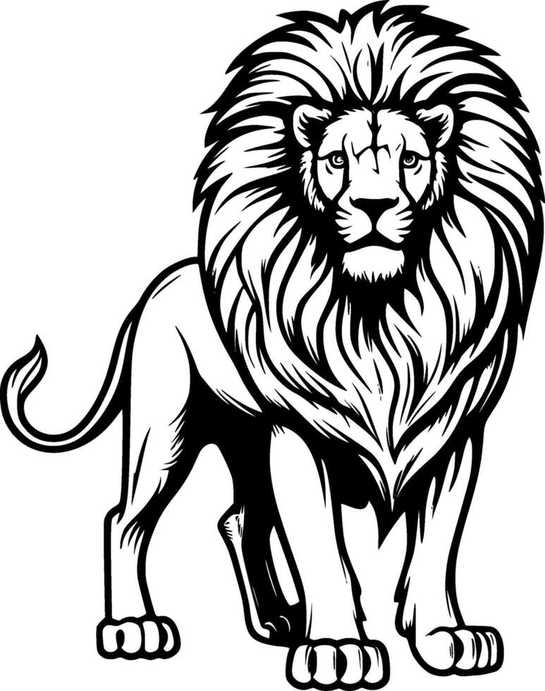 Lion - High Quality Logo - illustration ideal for T-shirt graphic vector