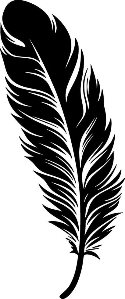 Feather - High Quality Logo - illustration ideal for T-shirt graphic vector