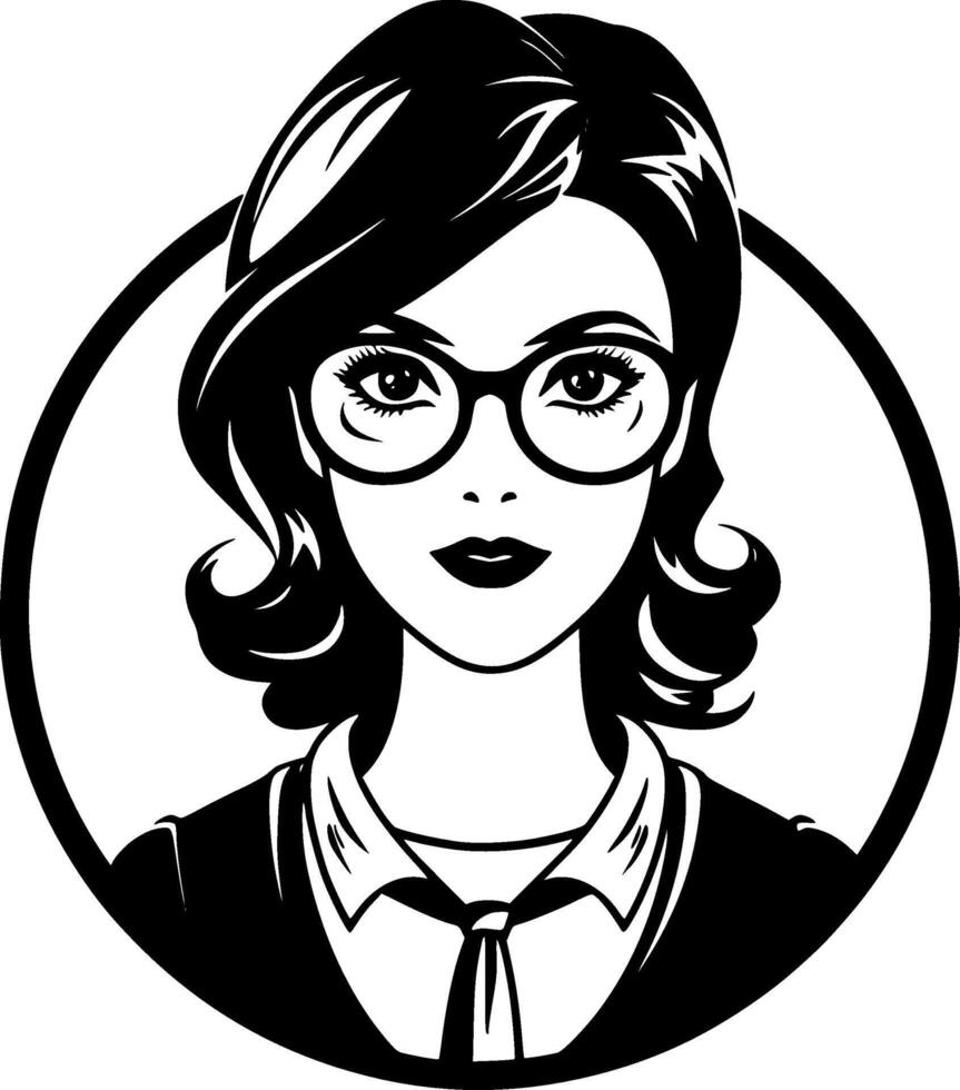 Teacher, Minimalist and Simple Silhouette - illustration vector