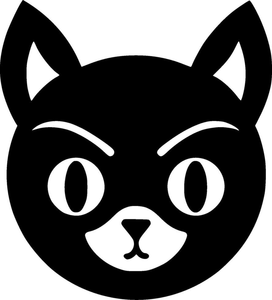 Cat, Minimalist and Simple Silhouette - illustration vector