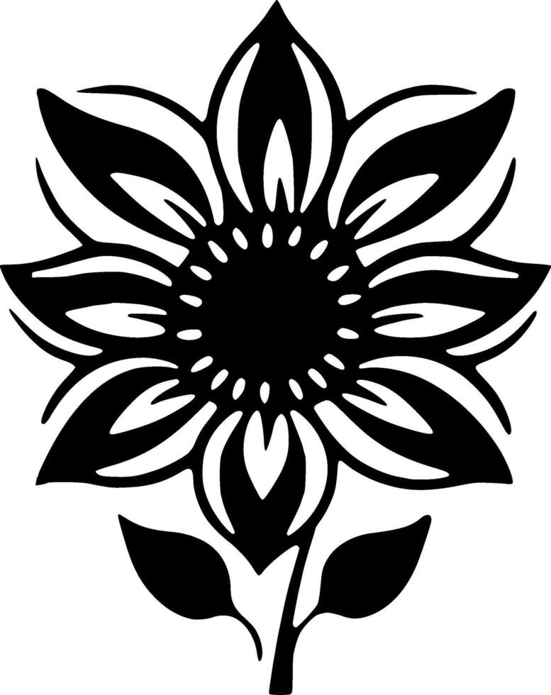 Flower - High Quality Logo - illustration ideal for T-shirt graphic vector