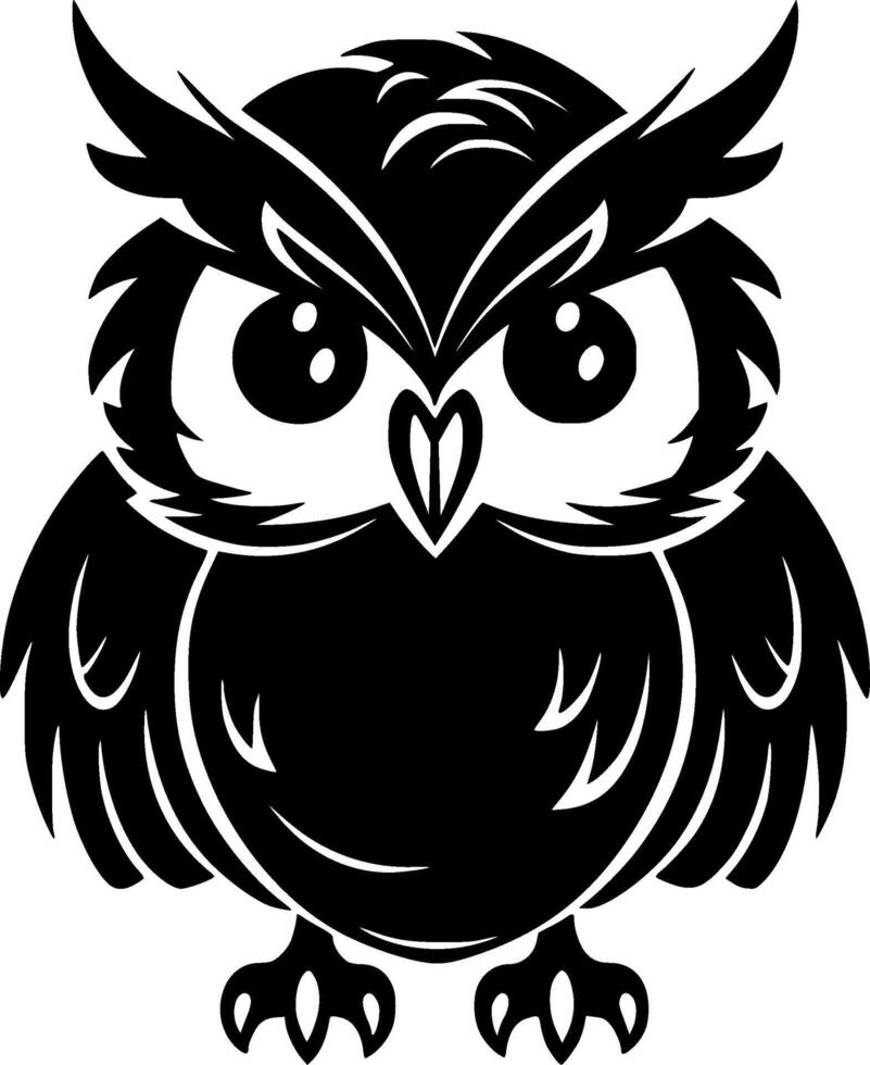 Owl Baby - High Quality Logo - illustration ideal for T-shirt graphic vector