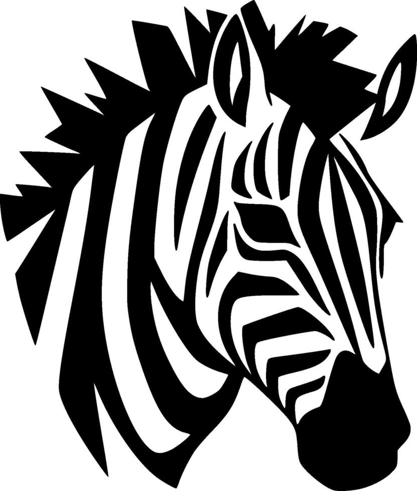 Animal - Black and White Isolated Icon - illustration vector