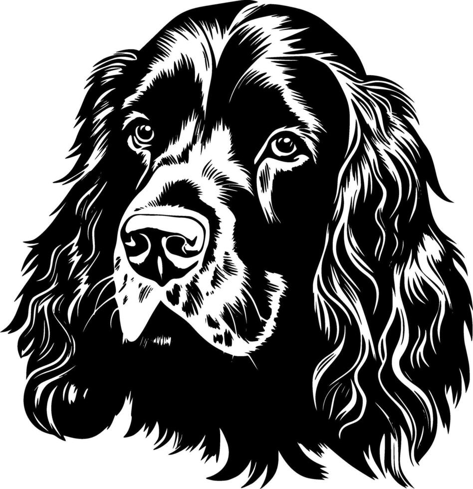 Cocker Spaniel - High Quality Logo - illustration ideal for T-shirt graphic vector