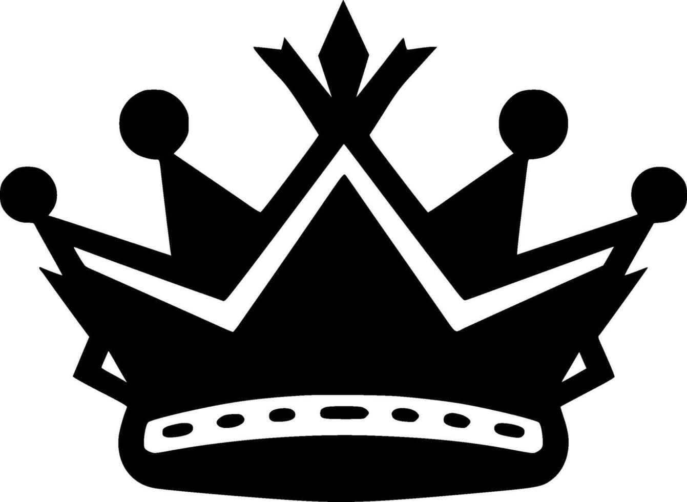 Crown - High Quality Logo - illustration ideal for T-shirt graphic vector