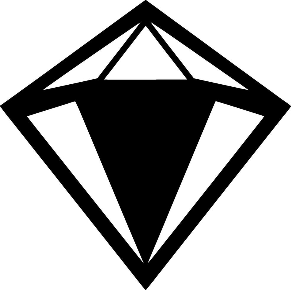 Diamond - Minimalist and Flat Logo - illustration vector