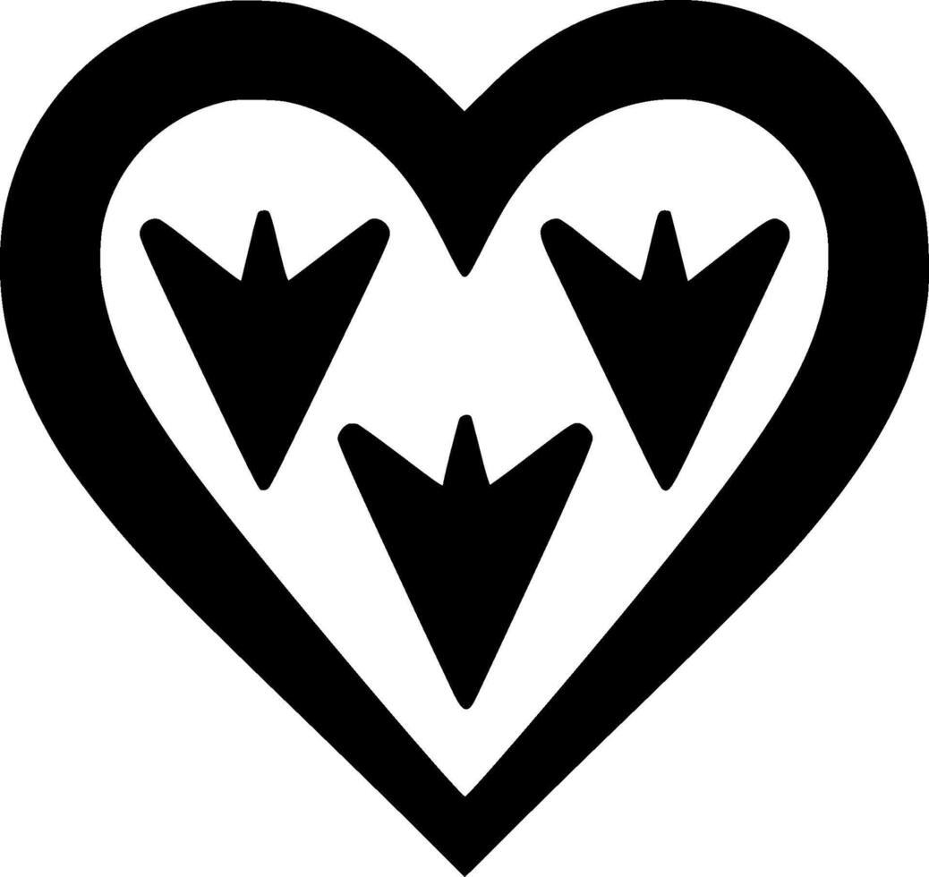 Heart - High Quality Logo - illustration ideal for T-shirt graphic vector