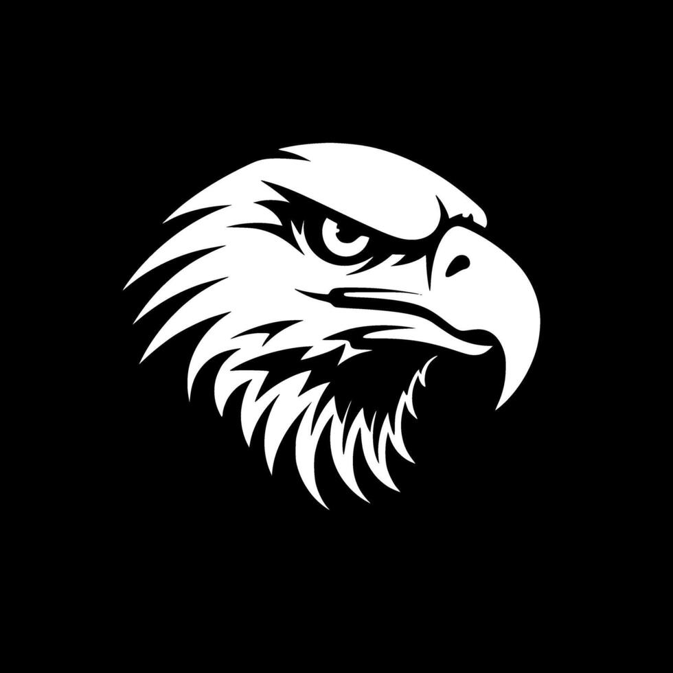 Eagle, Minimalist and Simple Silhouette - illustration vector