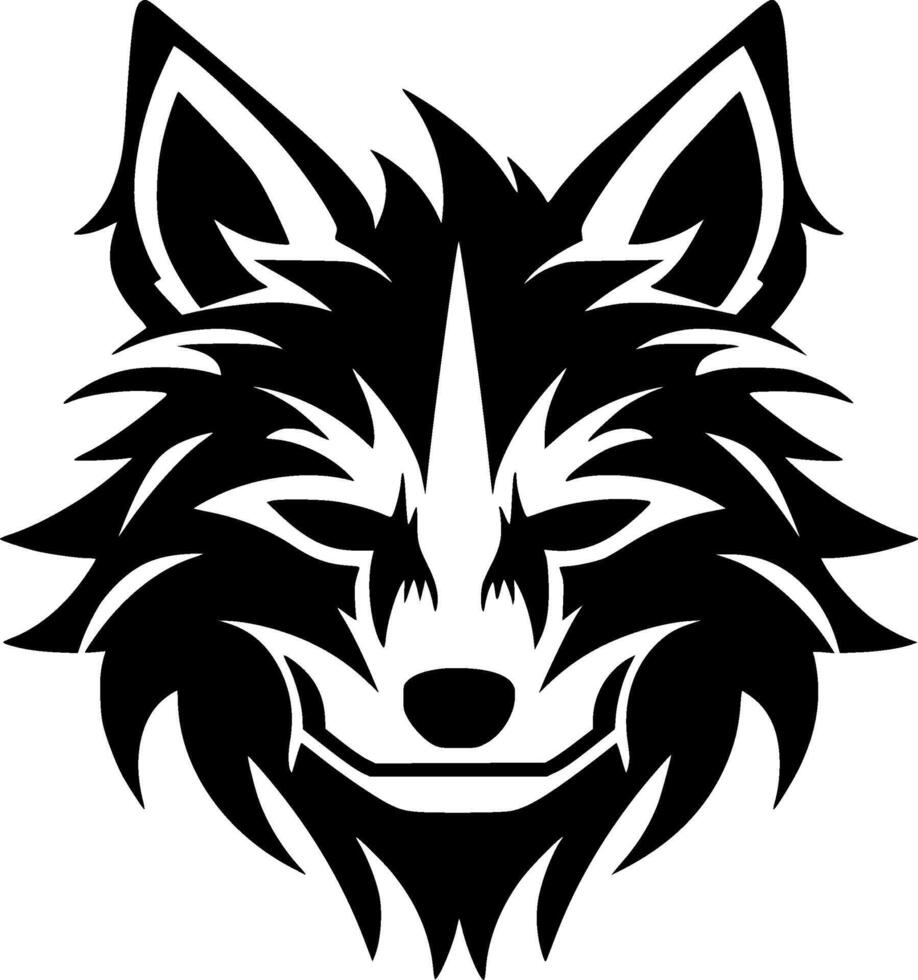 Raccoon - Minimalist and Flat Logo - illustration vector