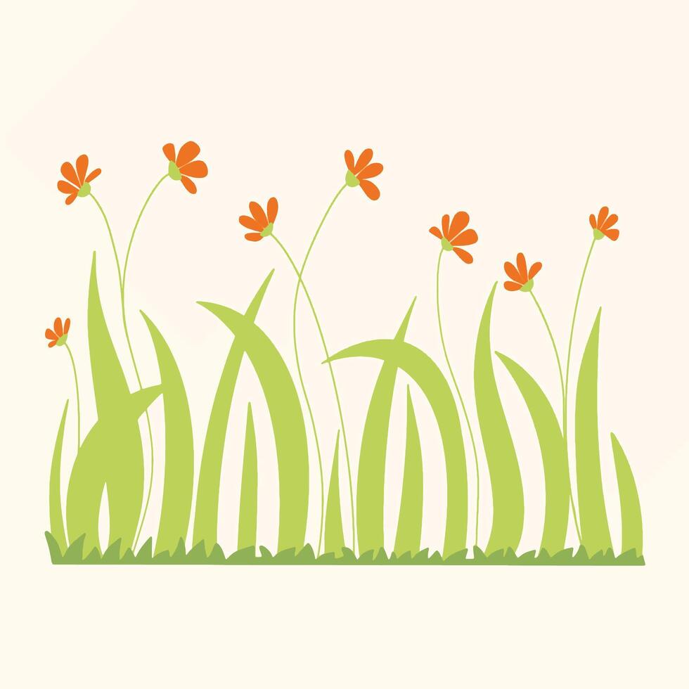 Beautiful flowers background vector