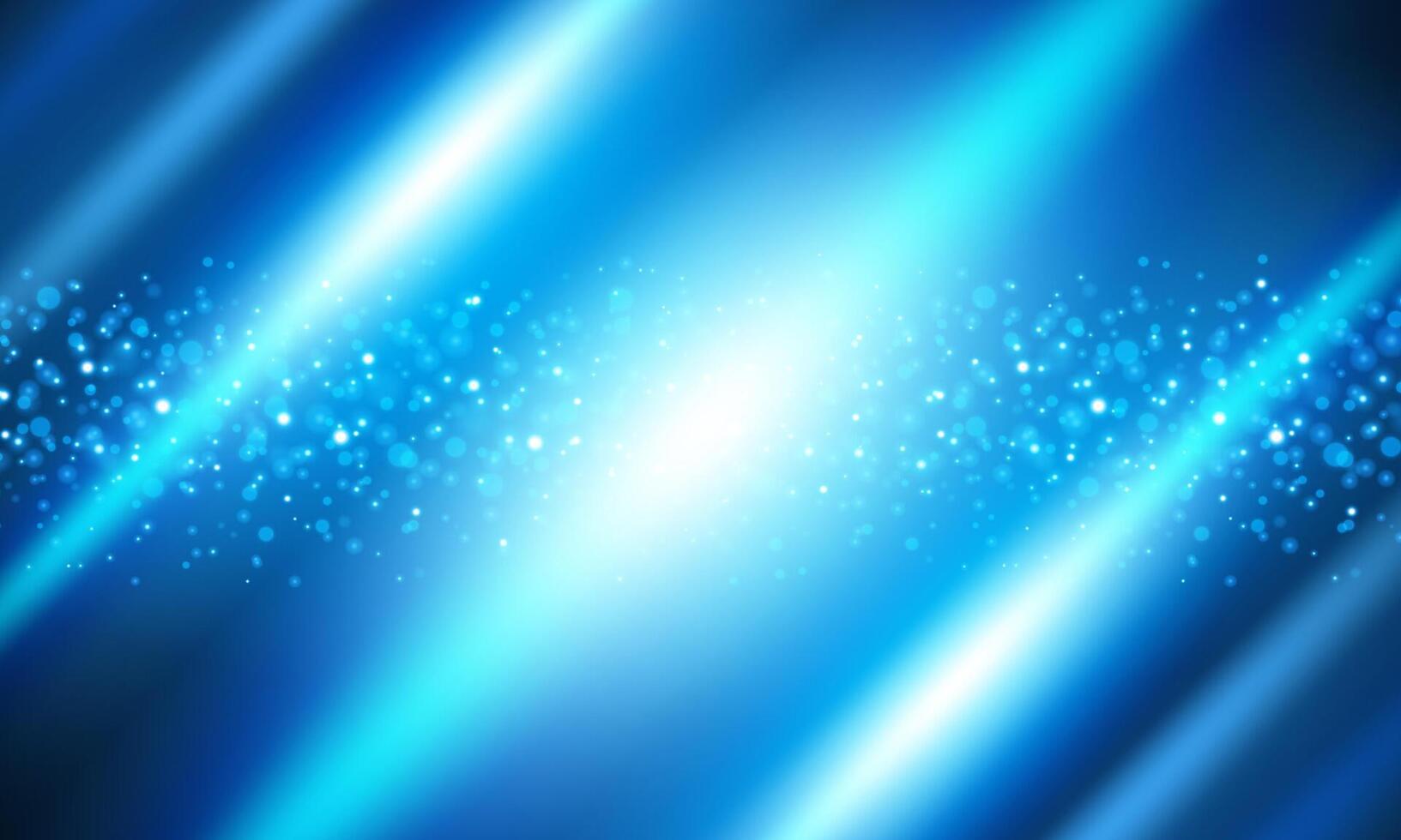 bright light diagonal on blue background. smooth color with shine glitter. vector