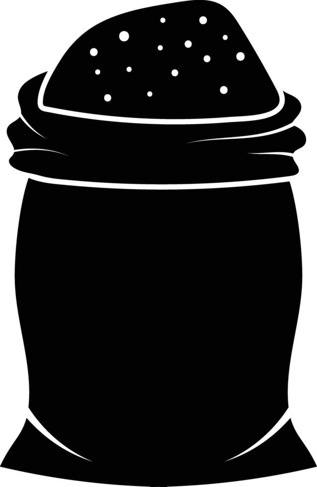 Grain, Flour, Fertilizer Sack Icon vector