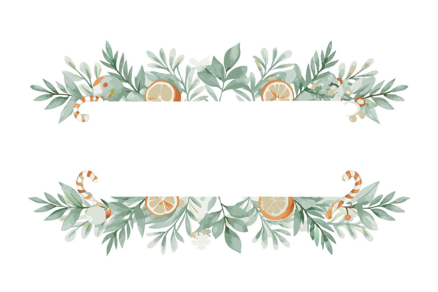 Thank you card with flower frame background vector