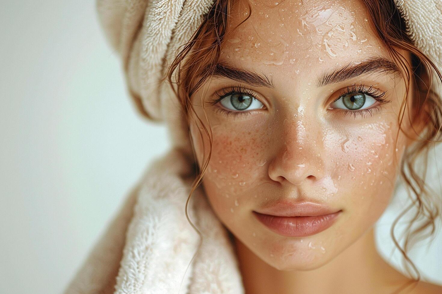 Beauty European Teenager is the epitome of natural beauty and youthful vitality spa healthy skin photo