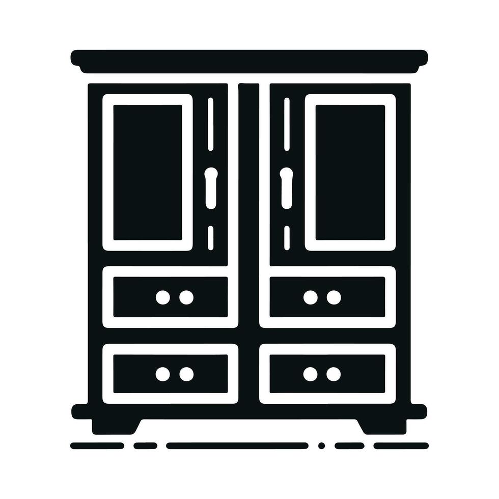 Wardrobe Illustrator Design vector