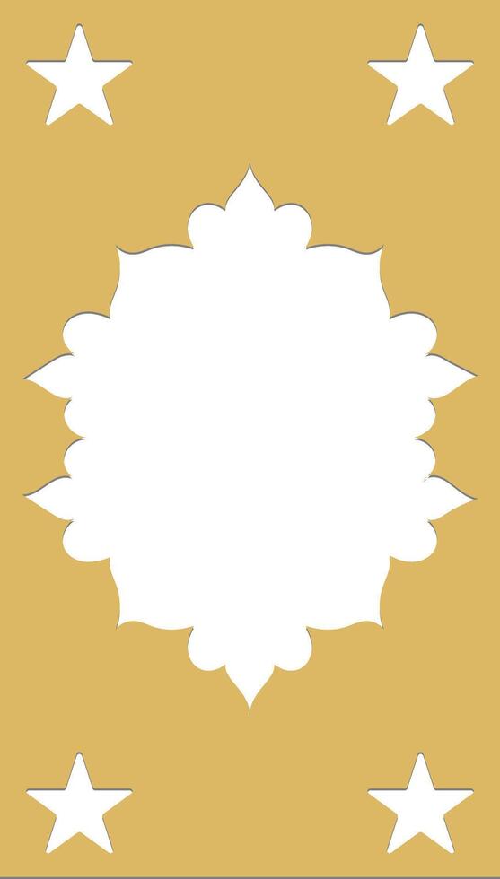 Laser cut Design for CNC, Decorative stencil for laser cutting of wood panel, vector