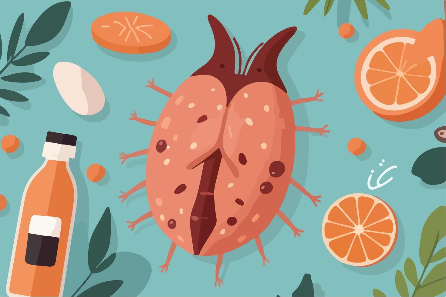 Seamless Pattern with Bottles of Disease. Sketches of Health and Disease - Hand-drawn Illustrations of Medical Elements. vector