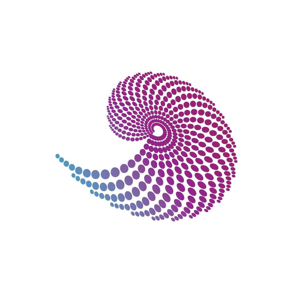 vortex circle logo vector