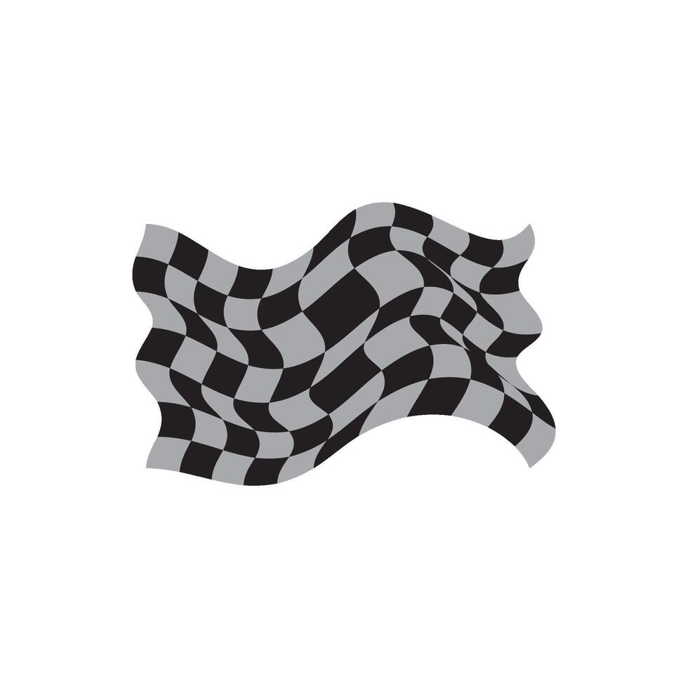 racing flag logo vector