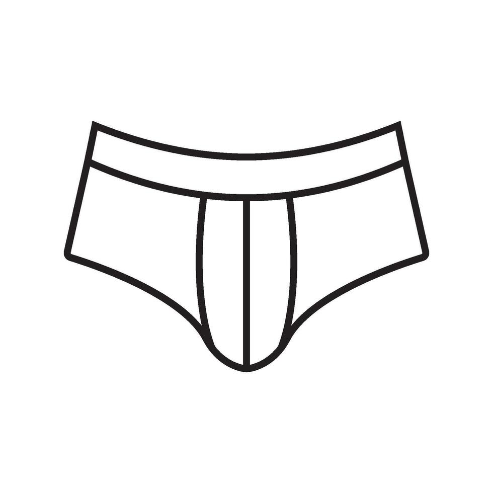 Boxer briefs icon vector