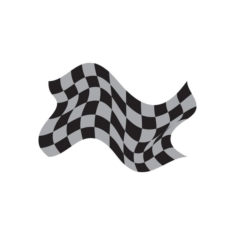 racing flag logo vector