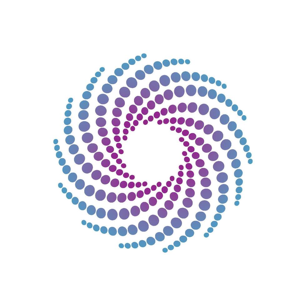 vortex circle logo vector