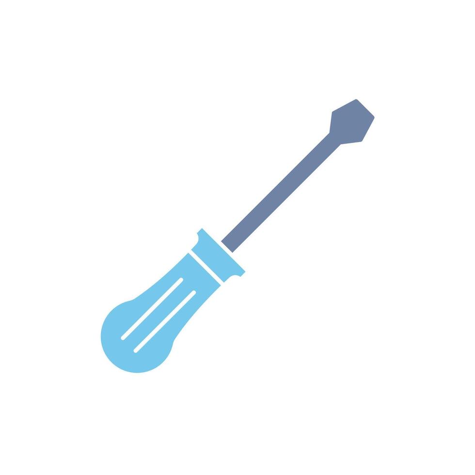 screwdriver concept line icon. Simple element illustration. screwdriver concept outline symbol design. vector