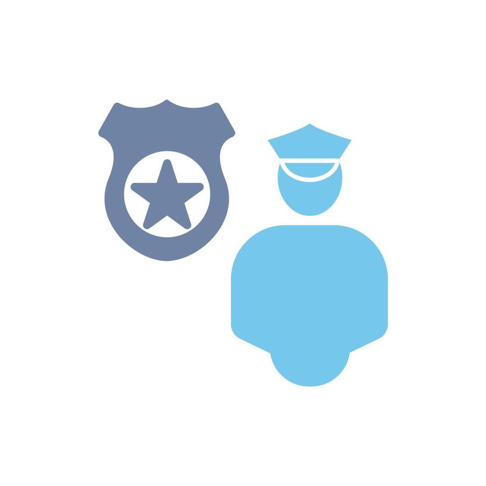 police concept line icon. Simple element illustration. police concept outline symbol design. vector
