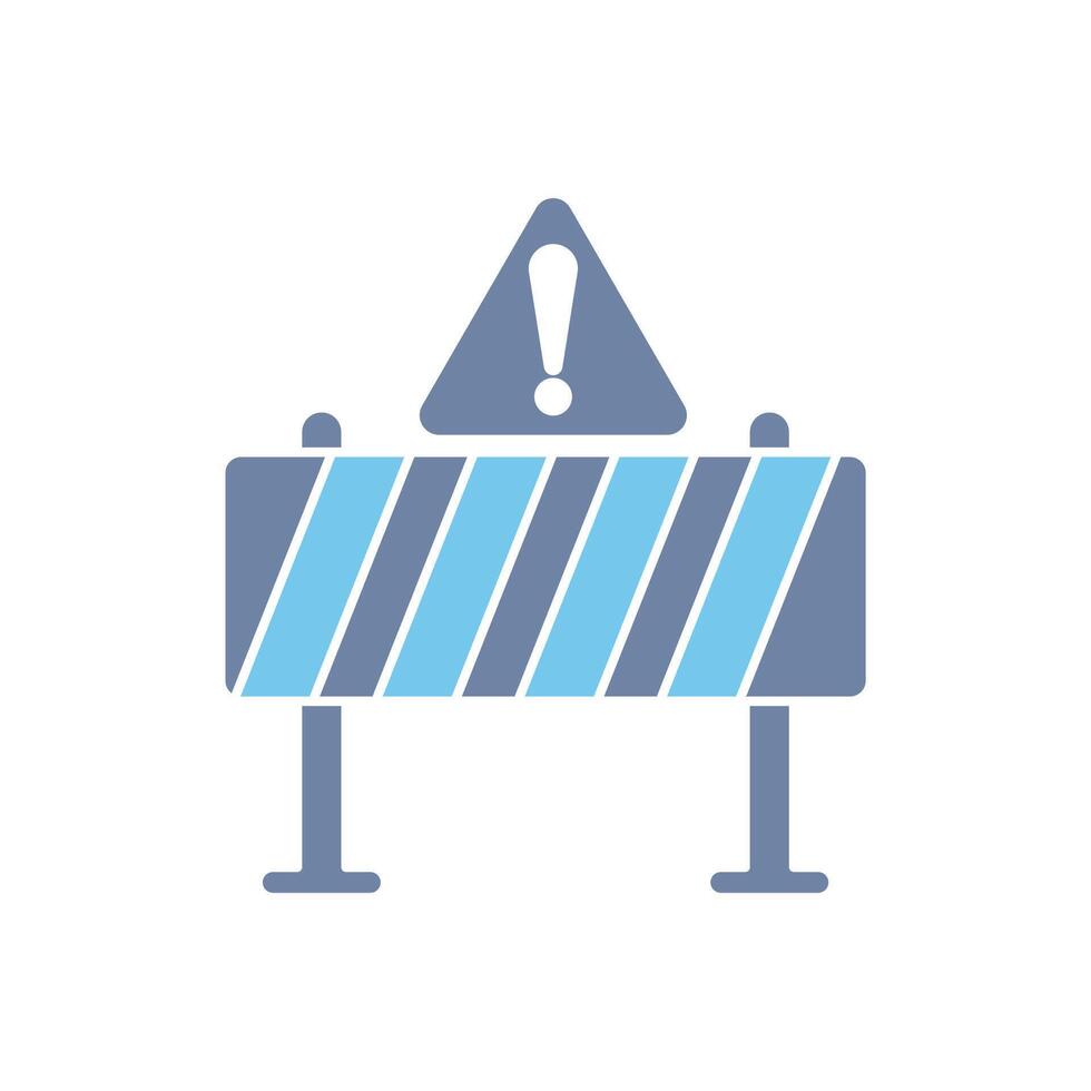 barrier concept line icon. Simple element illustration. barrier concept outline symbol design. vector