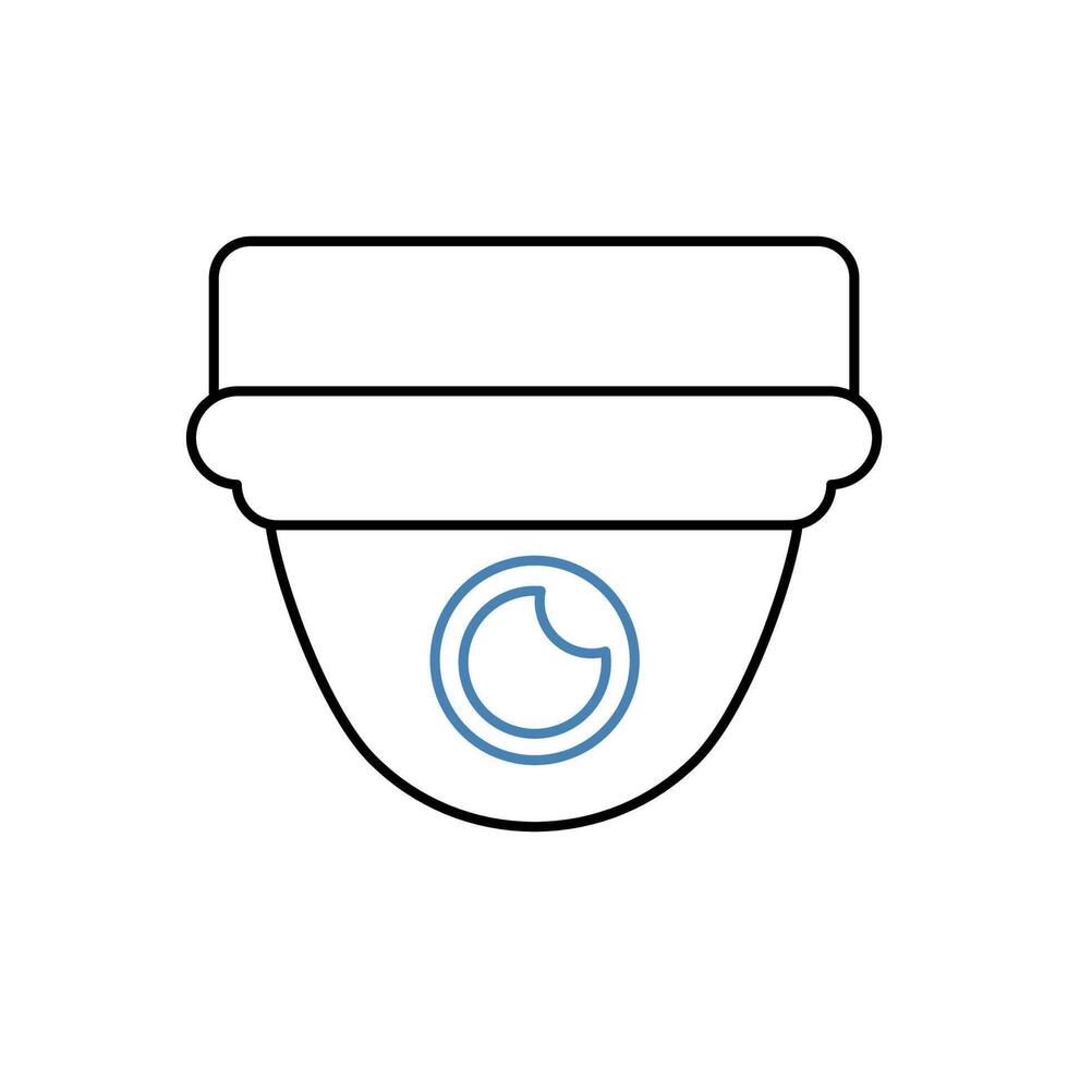 surveillance concept line icon. Simple element illustration. surveillance concept outline symbol design. vector