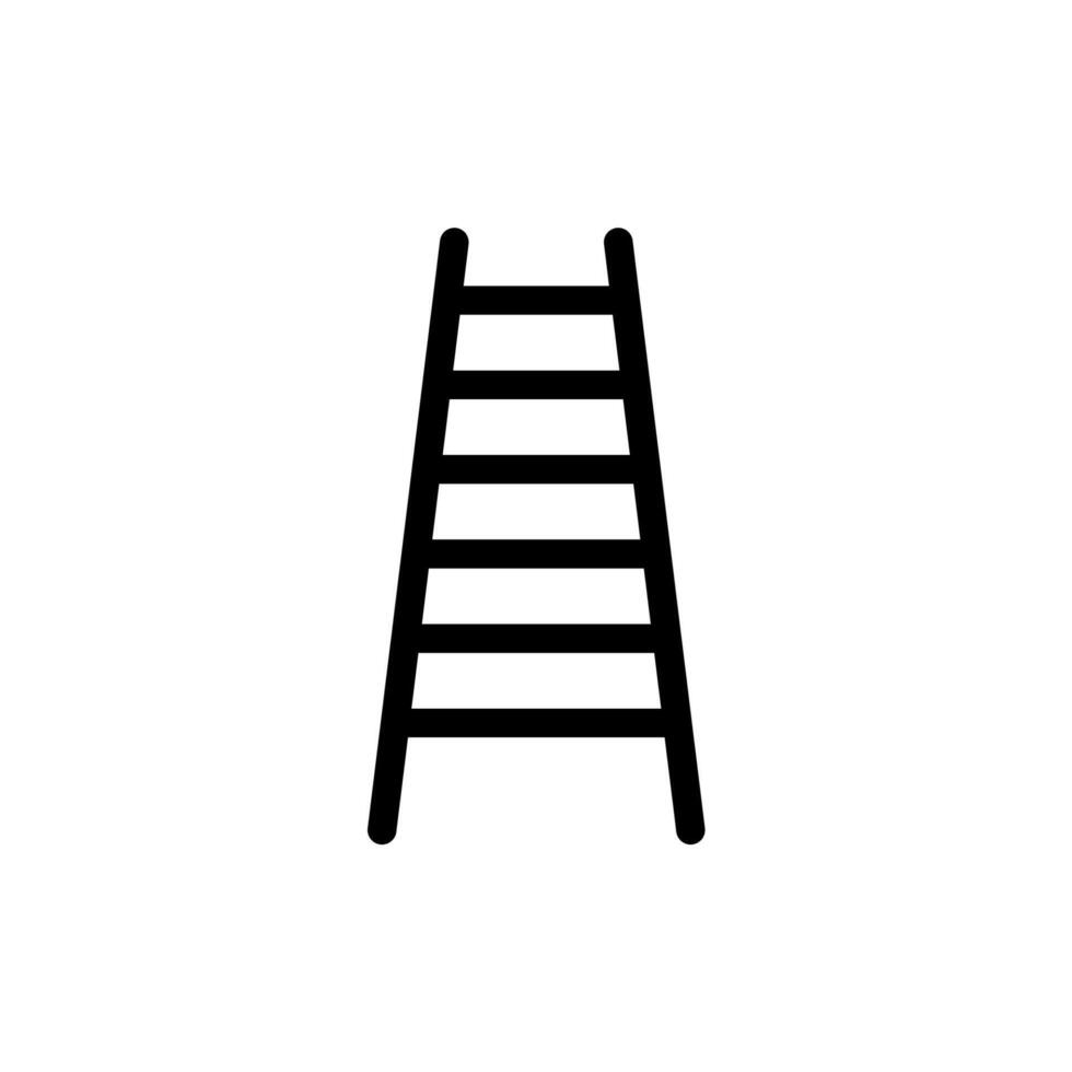 ladder concept line icon. Simple element illustration. ladder concept outline symbol design. vector