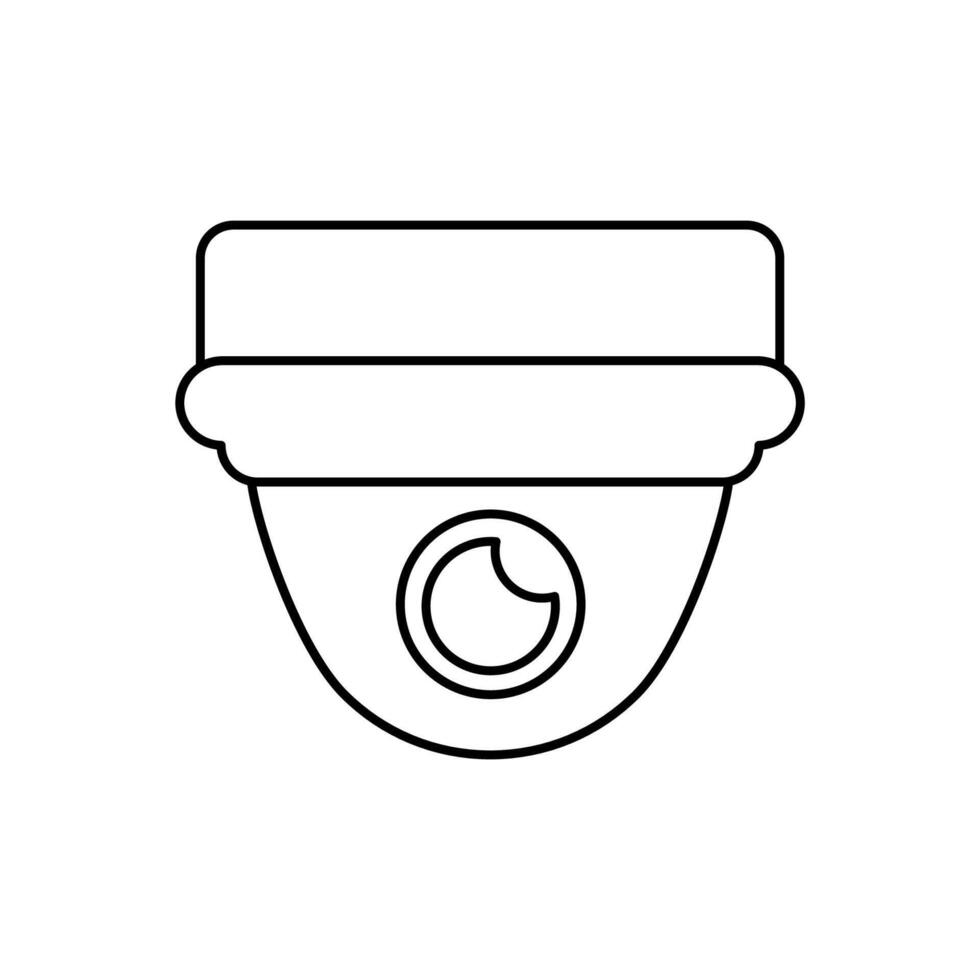 surveillance concept line icon. Simple element illustration. surveillance concept outline symbol design. vector