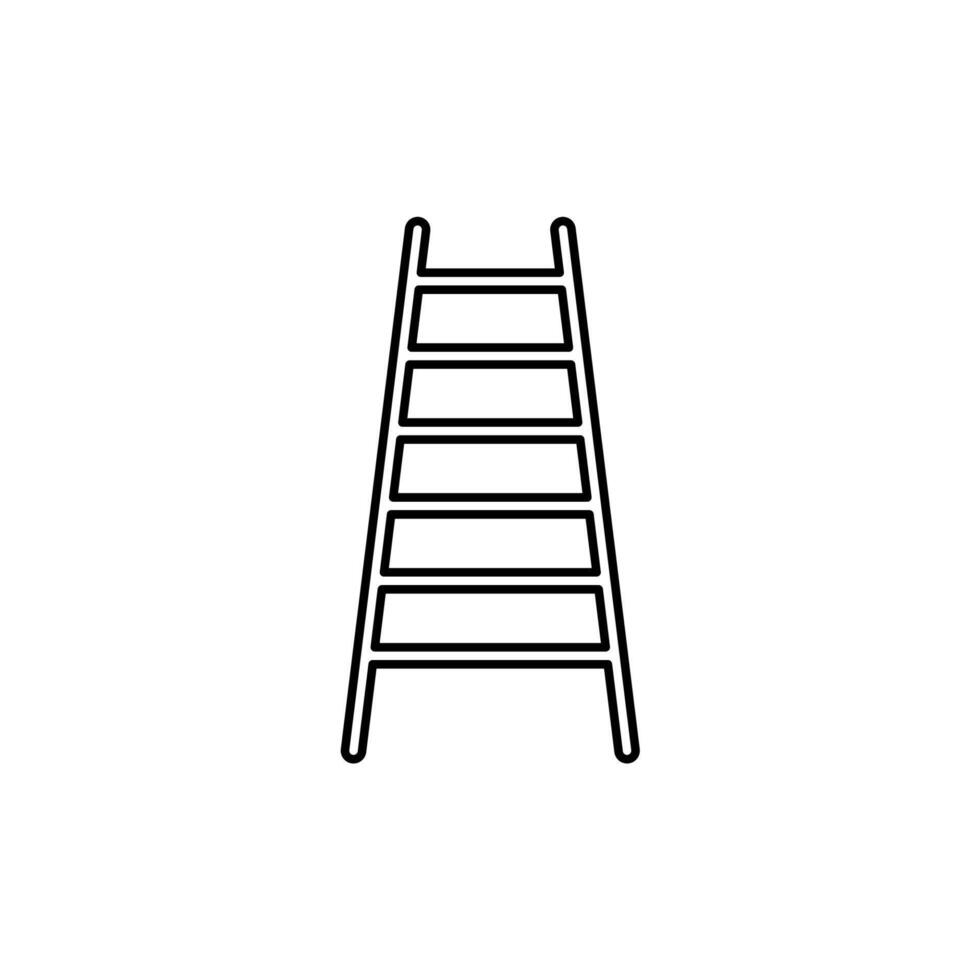 ladder concept line icon. Simple element illustration. ladder concept outline symbol design. vector