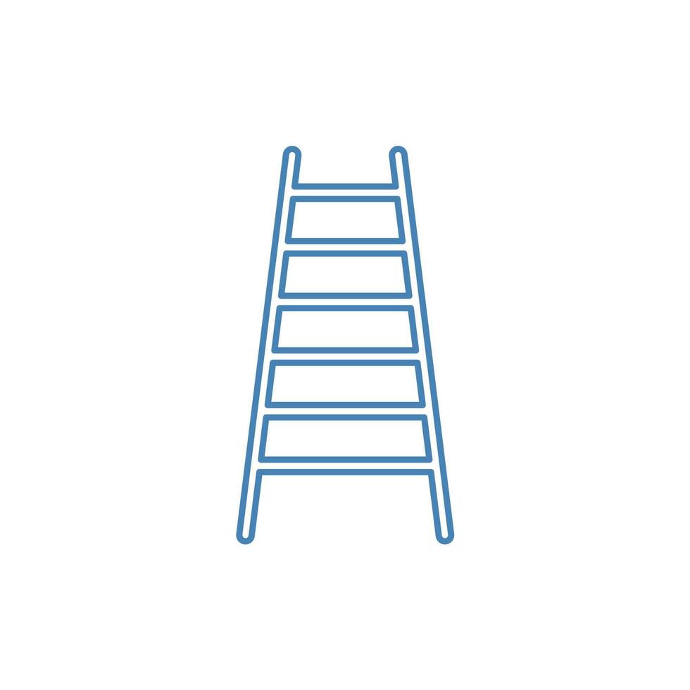 ladder concept line icon. Simple element illustration. ladder concept outline symbol design. vector