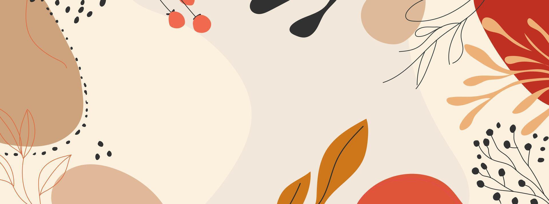 A simple background with abstract shapes vector