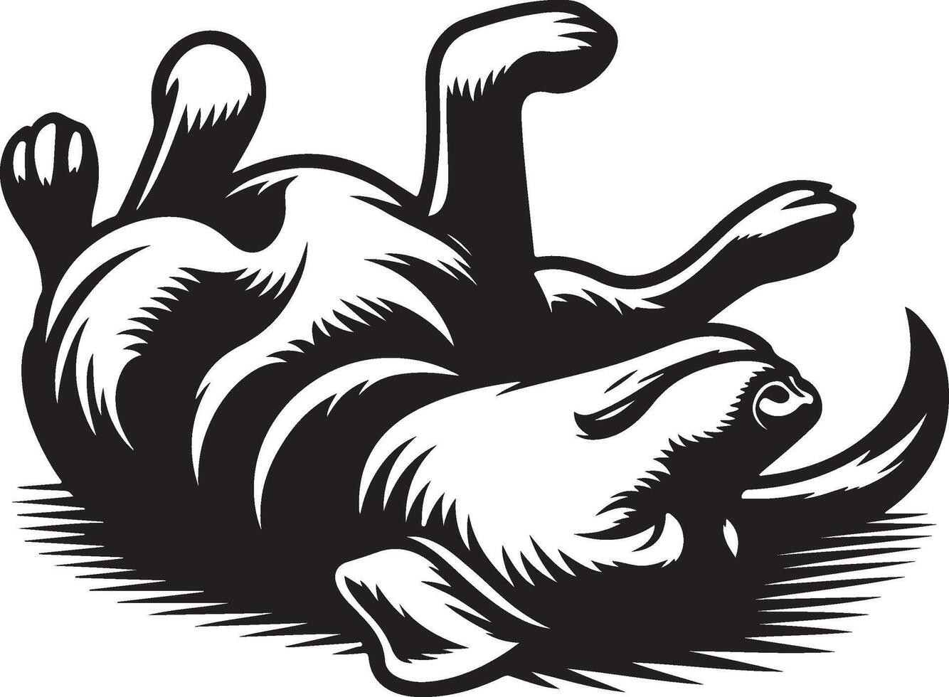 labrador retriever dog silhouette design,isolated on white background. vector