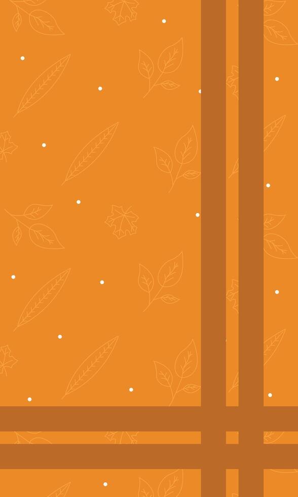cute poster leaves fall pattern, cover invitation for thanksgiving, banner for autumn season, illustration design vector