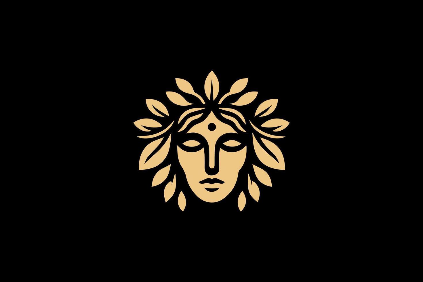 Native indian logo for sale vector
