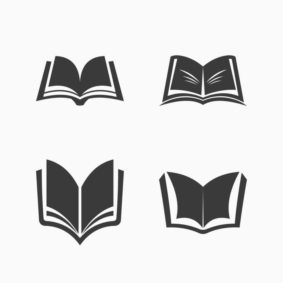 Book icons illustration set. vector