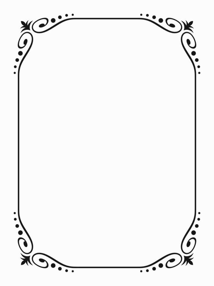 Vintage elegant frames collection. Decorative vintage frames for design. vector