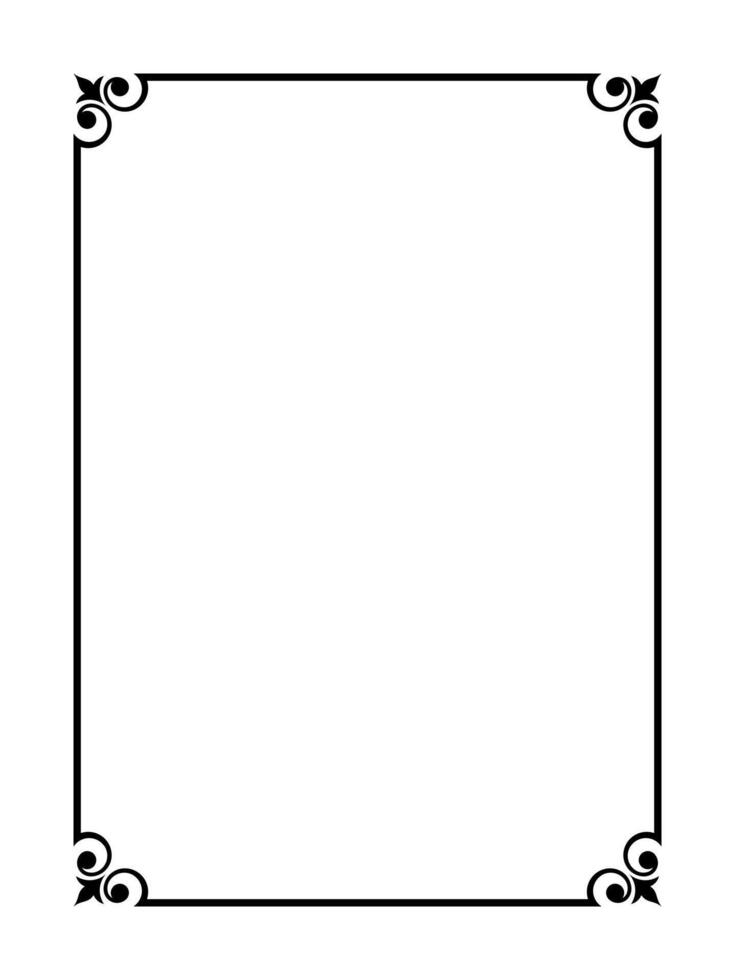 Vintage elegant frames collection. Decorative vintage frames for design. vector