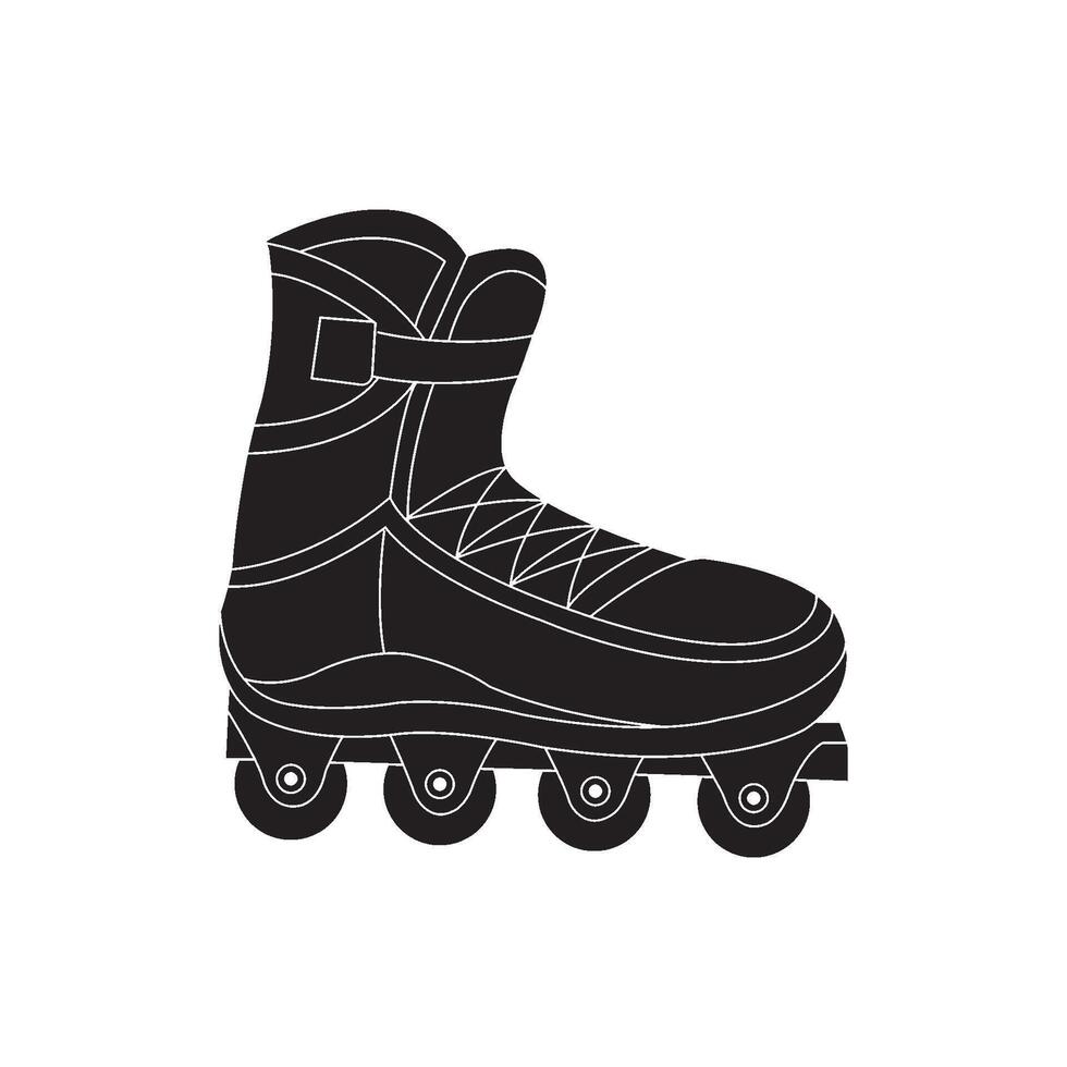 skates icon design vector