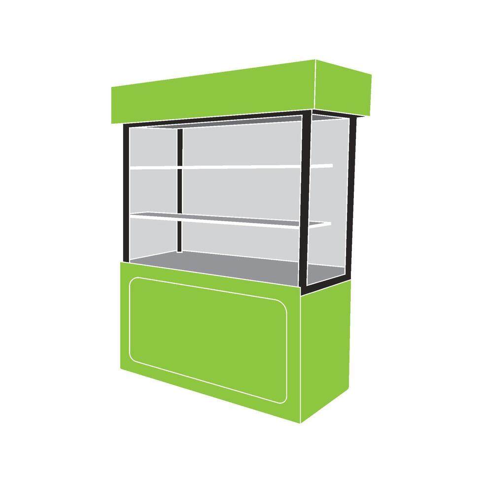 sales kiosk design vector