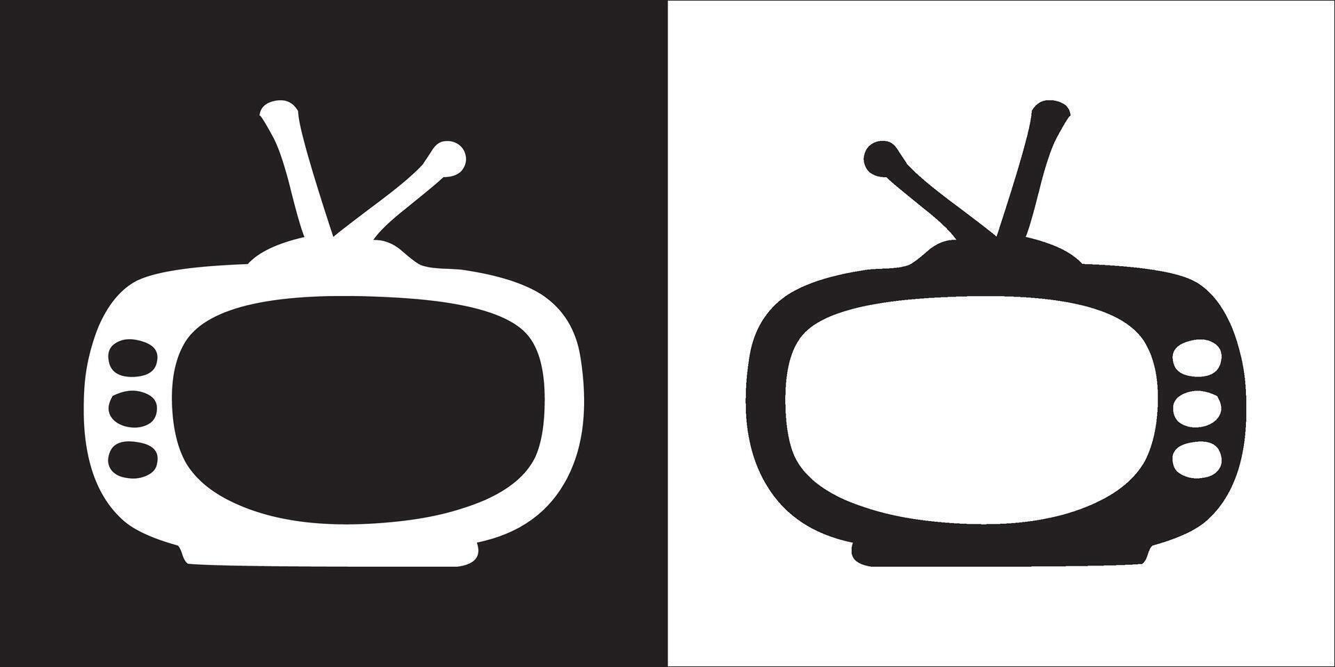 Illustration graphics of television icon vector