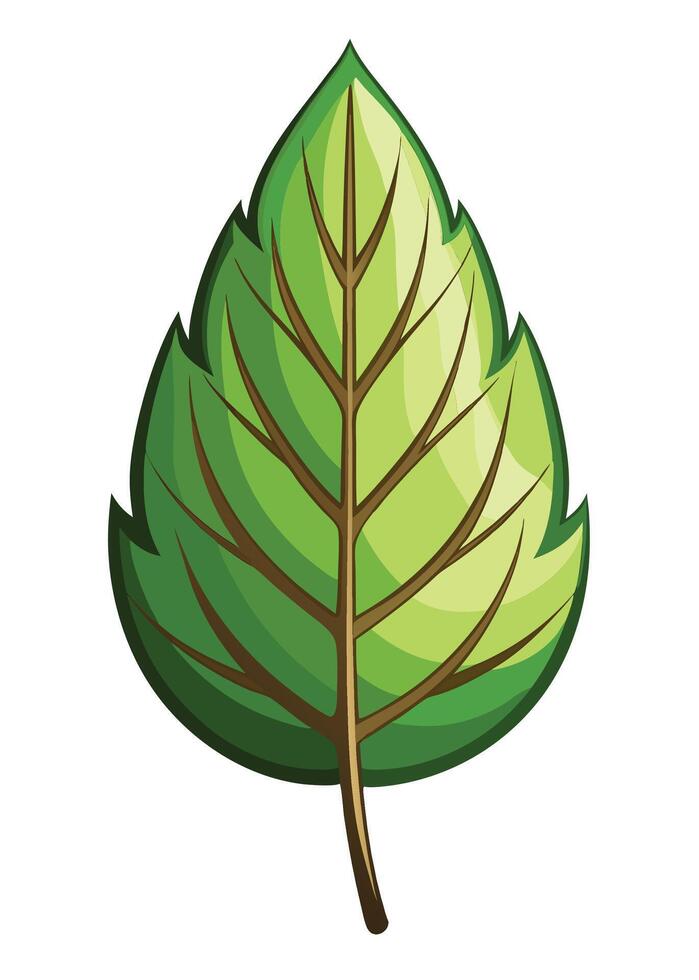 art of Leaf drawing Abstract minimal flat art vector