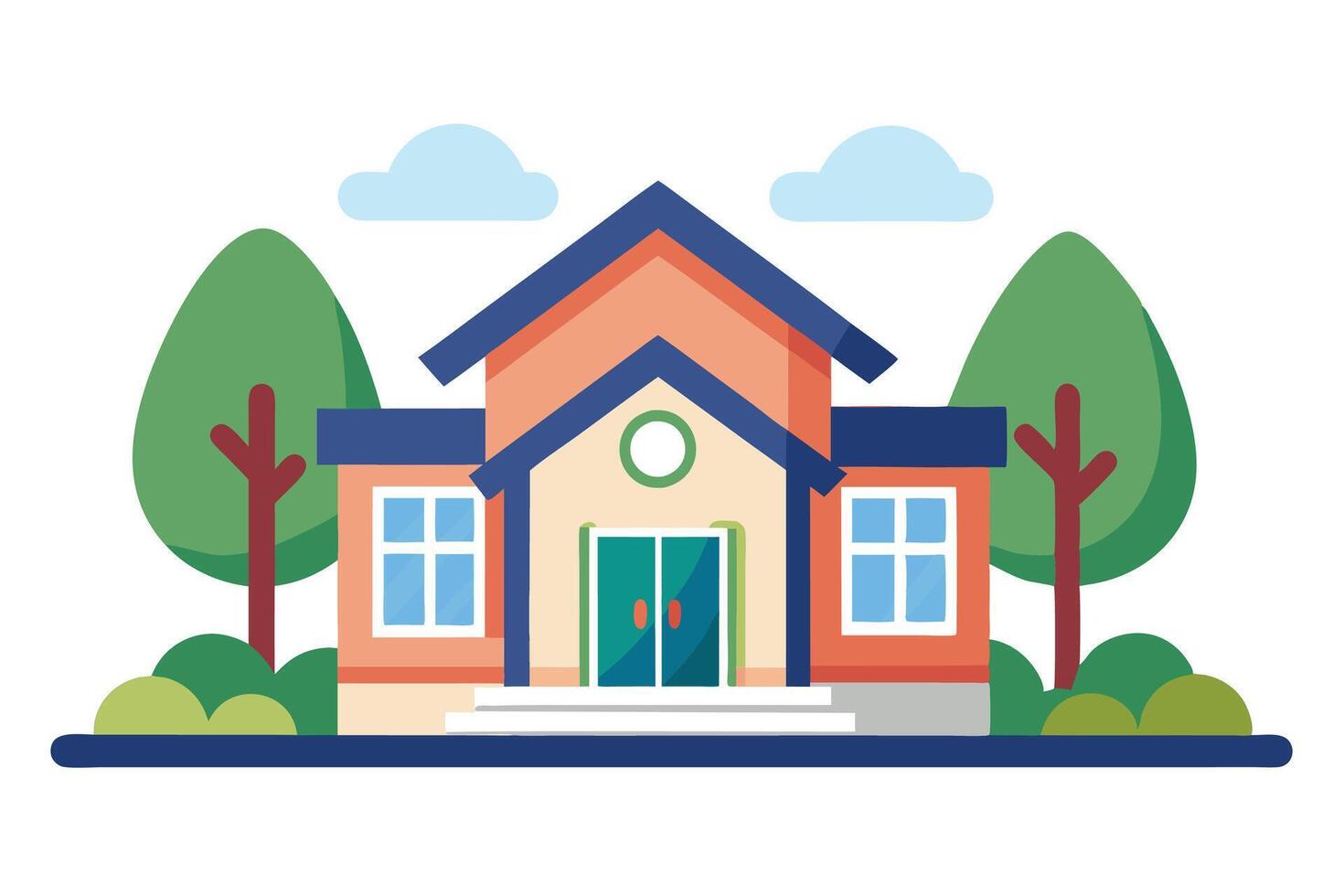 art of Home on white background vector