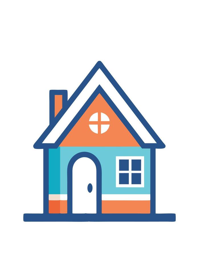 art of Home on white background vector