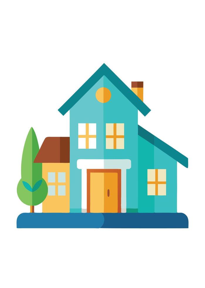 art of Home on white background vector