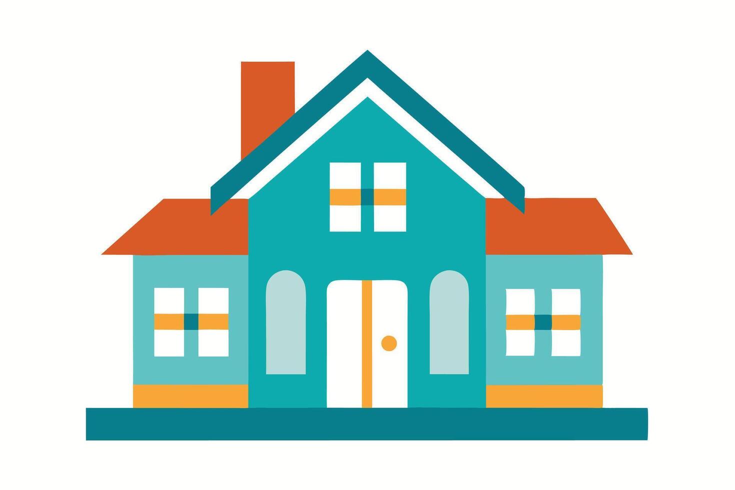 art of Home on white background vector